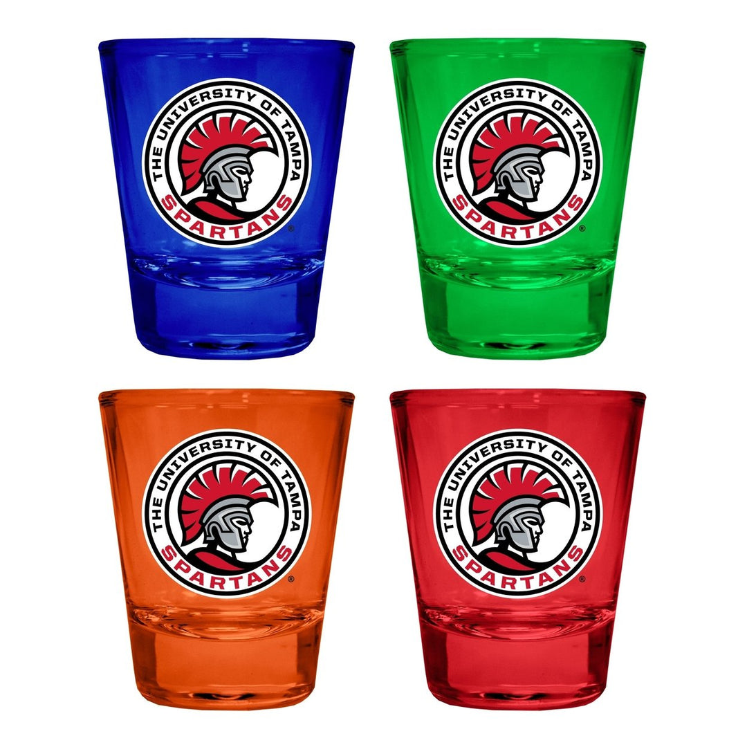 University of Tampa Spartans Full Color 2oz Shot Glass Officially Licensed Collegiate Product Image 3