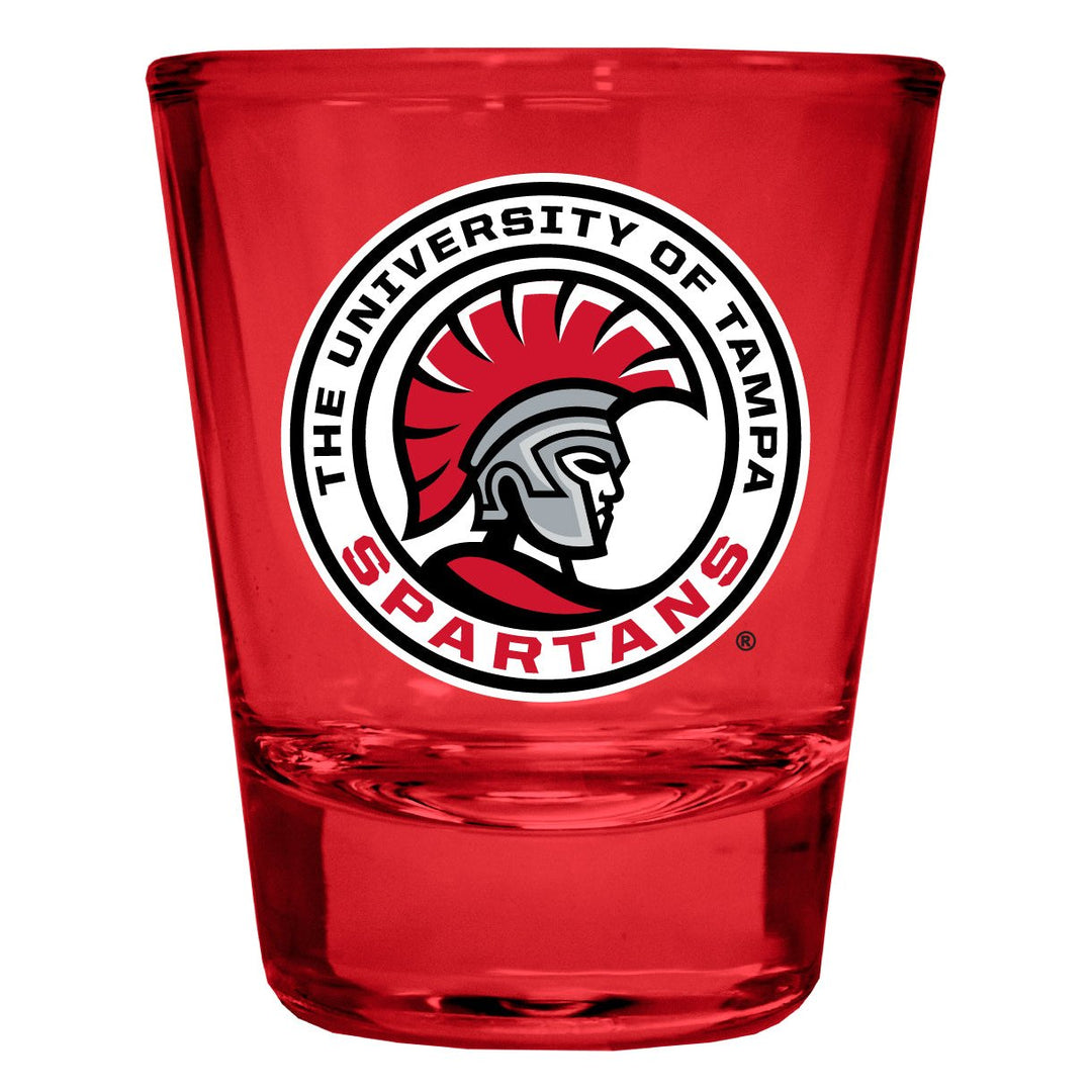 University of Tampa Spartans Full Color 2oz Shot Glass Officially Licensed Collegiate Product Image 4