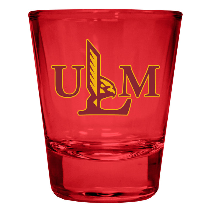 University of Louisiana Monroe Full Color 2oz Shot Glass Officially Licensed Collegiate Product Image 2