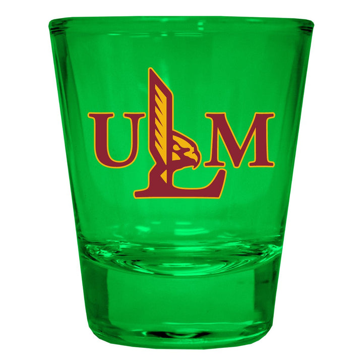 University of Louisiana Monroe Full Color 2oz Shot Glass Officially Licensed Collegiate Product Image 1