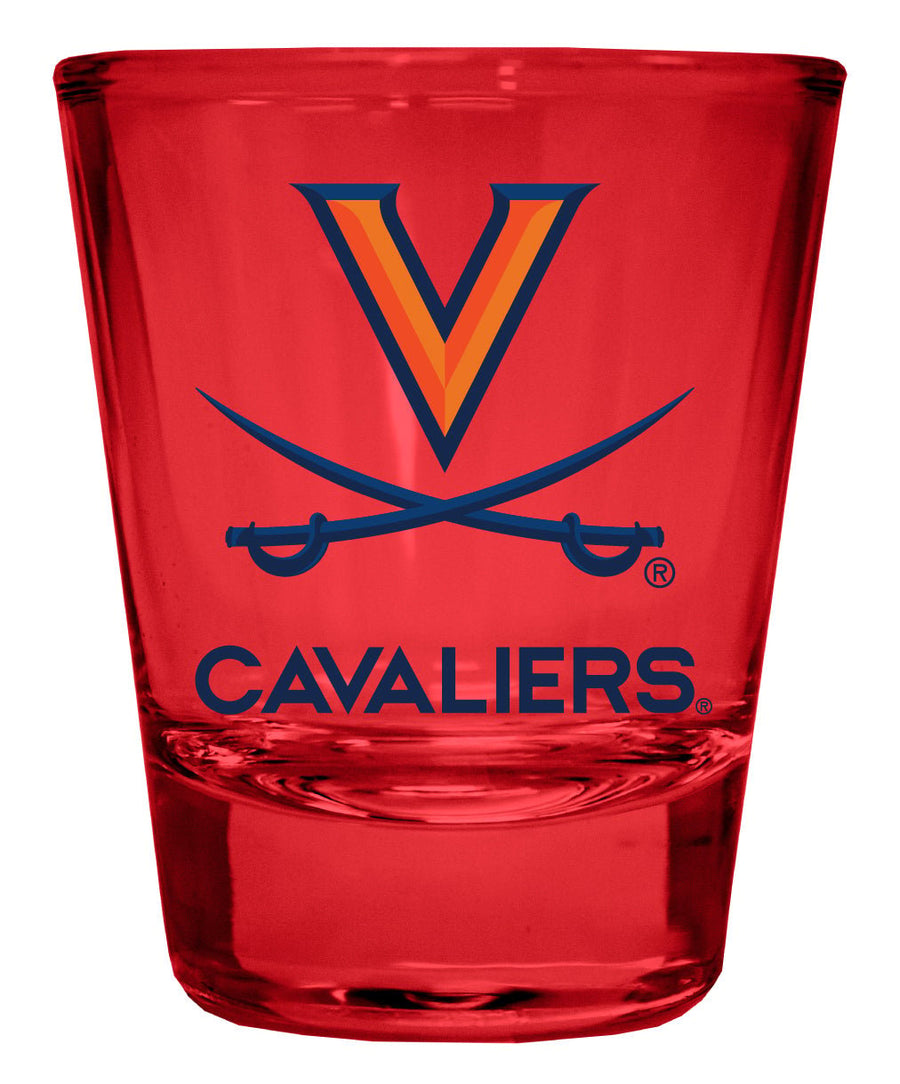 Virginia Cavaliers Full Color 2oz Shot Glass Officially Licensed Collegiate Product Image 1