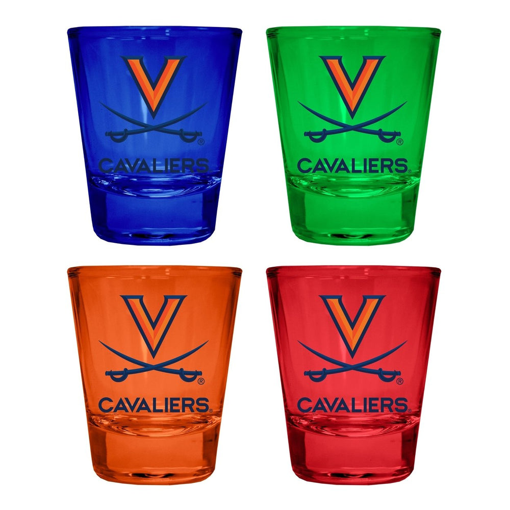 Virginia Cavaliers Full Color 2oz Shot Glass Officially Licensed Collegiate Product Image 2