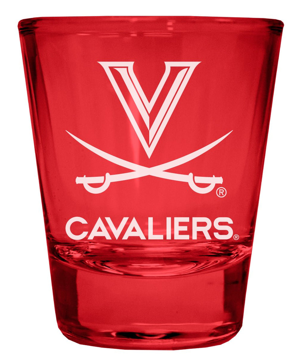 Virginia Cavaliers Engraved Full Color 2oz Shot Glass Officially Licensed Collegiate Product Image 2