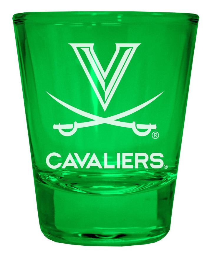 Virginia Cavaliers Engraved Full Color 2oz Shot Glass Officially Licensed Collegiate Product Image 3