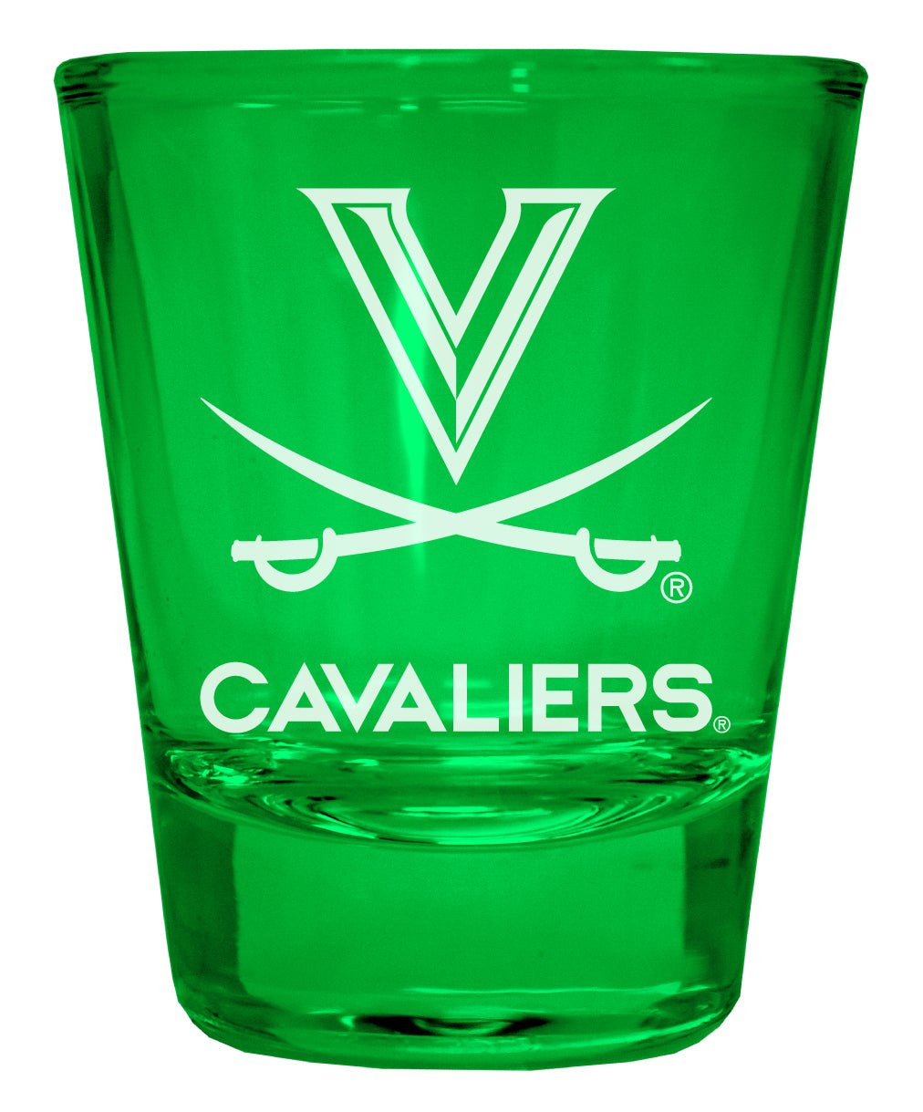 Virginia Cavaliers Engraved Full Color 2oz Shot Glass Officially Licensed Collegiate Product Image 1