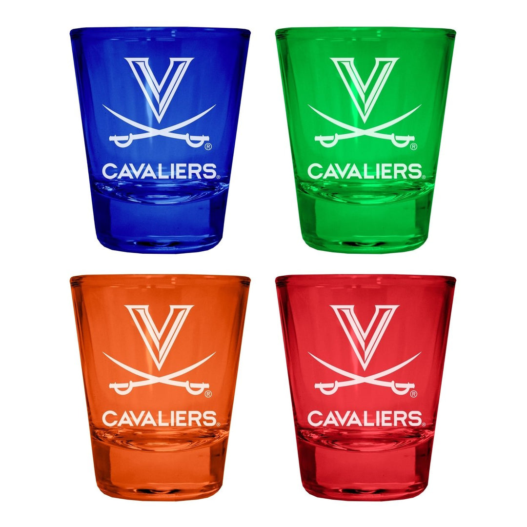 Virginia Cavaliers Engraved Full Color 2oz Shot Glass Officially Licensed Collegiate Product Image 4