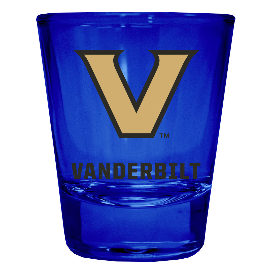 Vanderbilt University Full Color 2oz Shot Glass Officially Licensed Collegiate Product Image 2