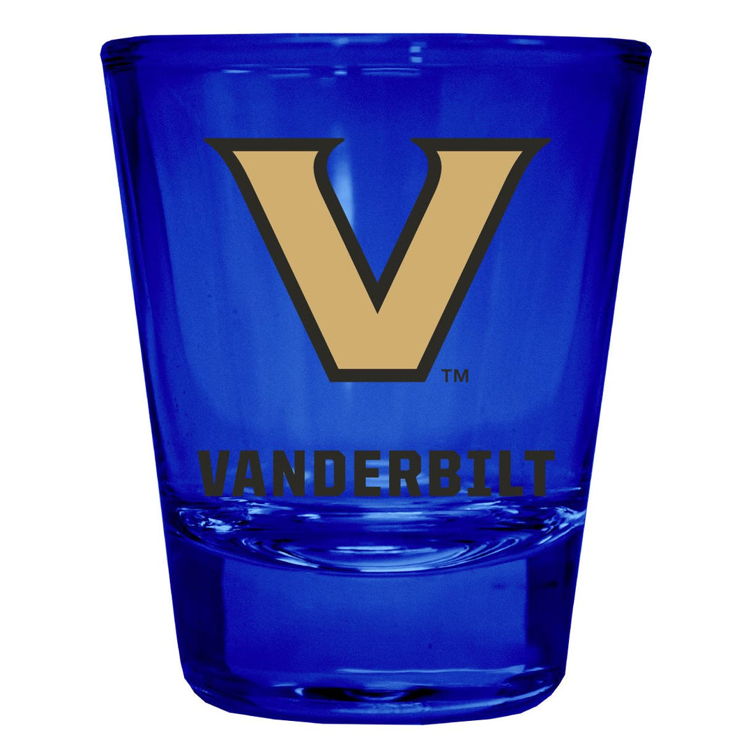 Vanderbilt University Full Color 2oz Shot Glass Officially Licensed Collegiate Product Image 1