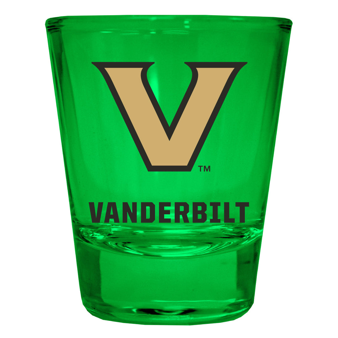 Vanderbilt University Full Color 2oz Shot Glass Officially Licensed Collegiate Product Image 3