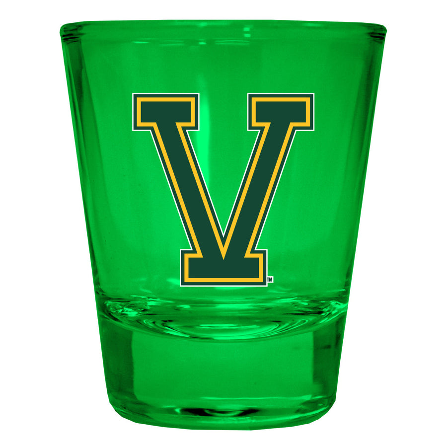 Vermont Catamounts Full Color 2oz Shot Glass Officially Licensed Collegiate Product Image 1