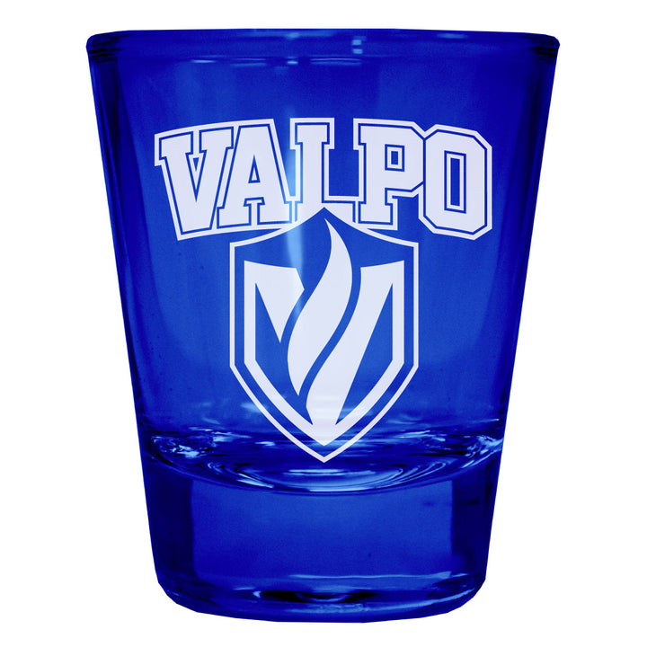 Valparaiso University Engraved Full Color 2oz Shot Glass Officially Licensed Collegiate Product Image 4