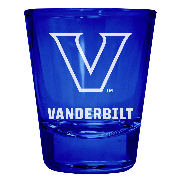 Vanderbilt University Engraved Full Color 2oz Shot Glass Officially Licensed Collegiate Product Image 2