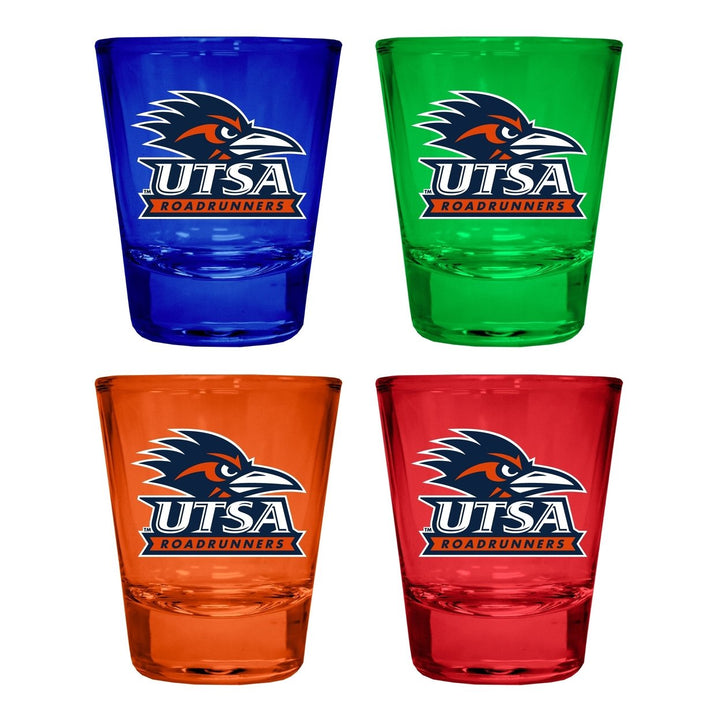 UTSA Road Runners Full Color 2oz Shot Glass Officially Licensed Collegiate Product Image 1