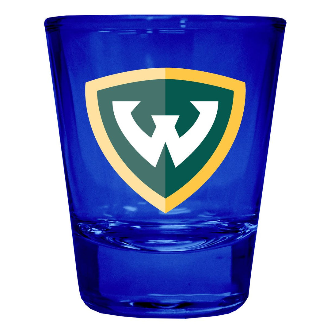 Wayne State Full Color 2oz Shot Glass Officially Licensed Collegiate Product Image 4