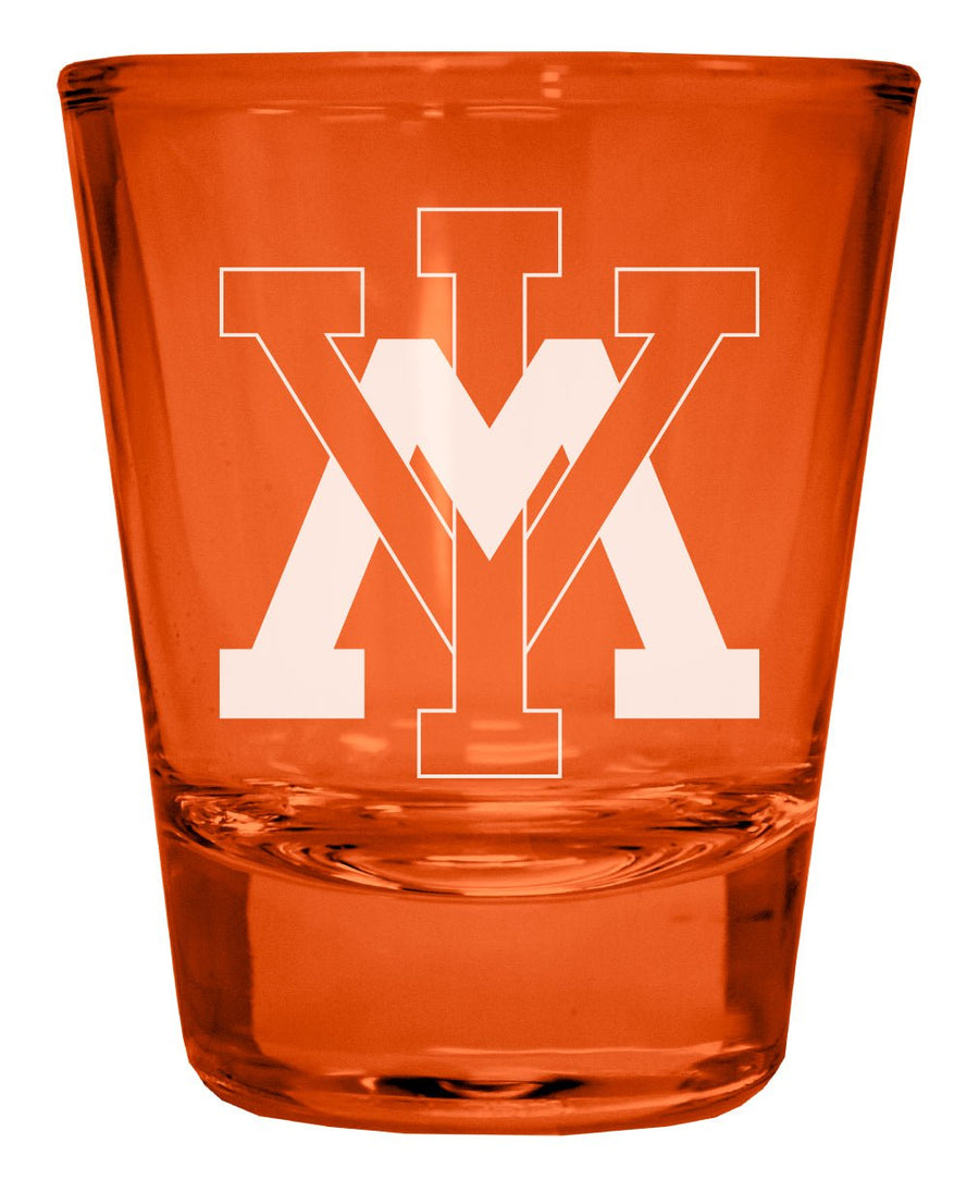 VMI Keydets Engraved Full Color 2oz Shot Glass Officially Licensed Collegiate Product Image 1