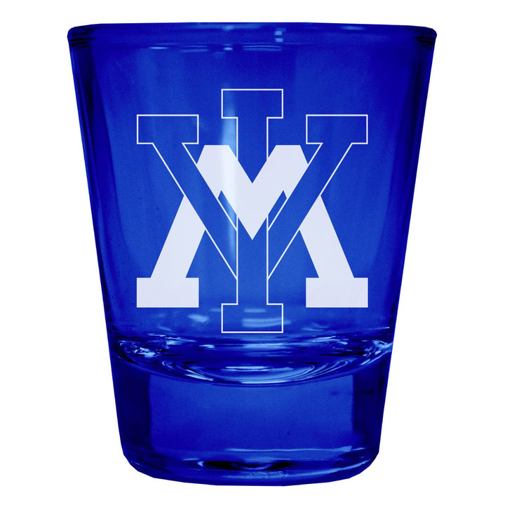 VMI Keydets Engraved Full Color 2oz Shot Glass Officially Licensed Collegiate Product Image 3