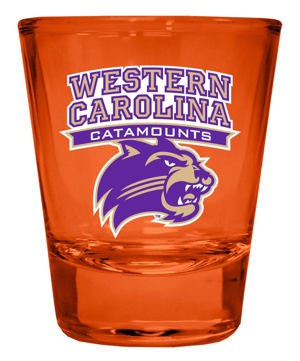 Western Carolina University Full Color 2oz Shot Glass Officially Licensed Collegiate Product Image 2