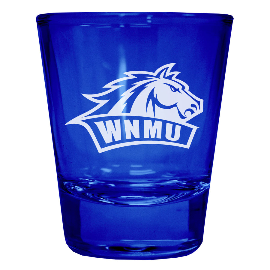 Western Mexico University Engraved Full Color 2oz Shot Glass Officially Licensed Collegiate Product Image 1