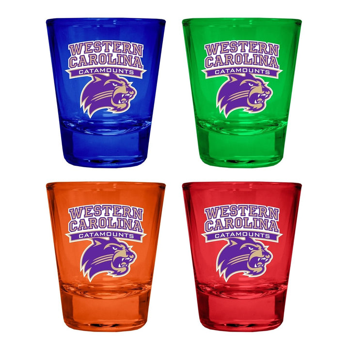 Western Carolina University Full Color 2oz Shot Glass Officially Licensed Collegiate Product Image 4