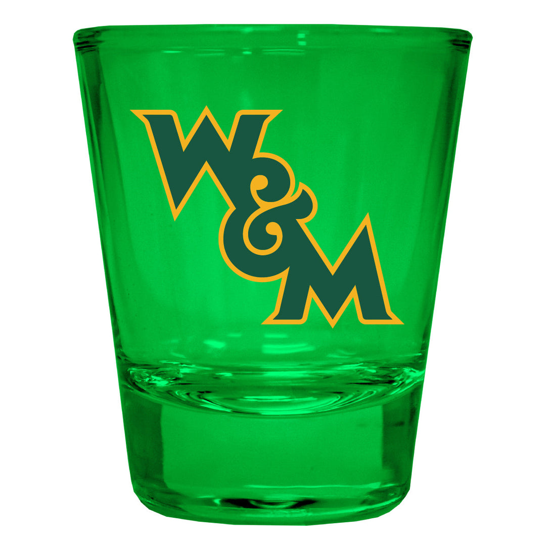 William and Mary Full Color 2oz Shot Glass Officially Licensed Collegiate Product Image 1