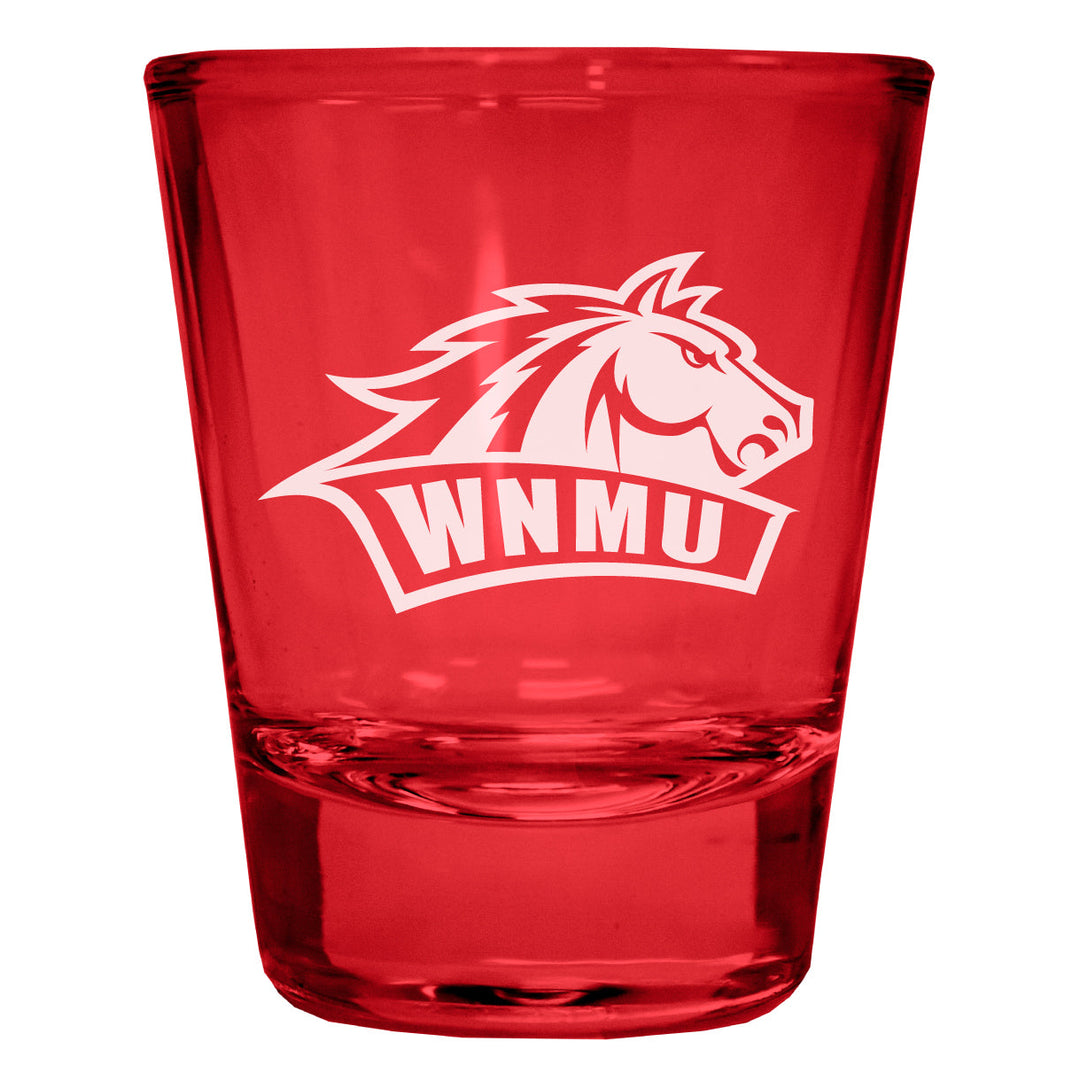 Western Mexico University Engraved Full Color 2oz Shot Glass Officially Licensed Collegiate Product Image 4