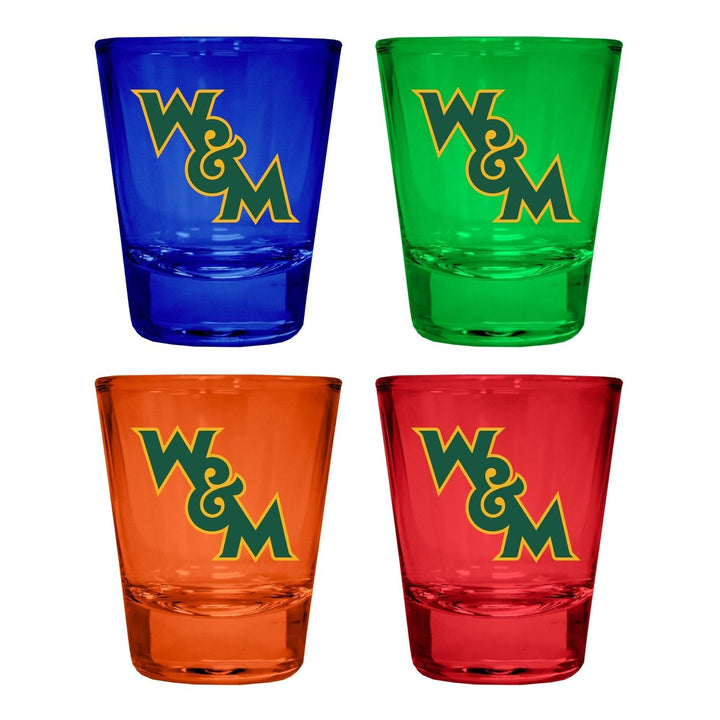 William and Mary Full Color 2oz Shot Glass Officially Licensed Collegiate Product Image 1