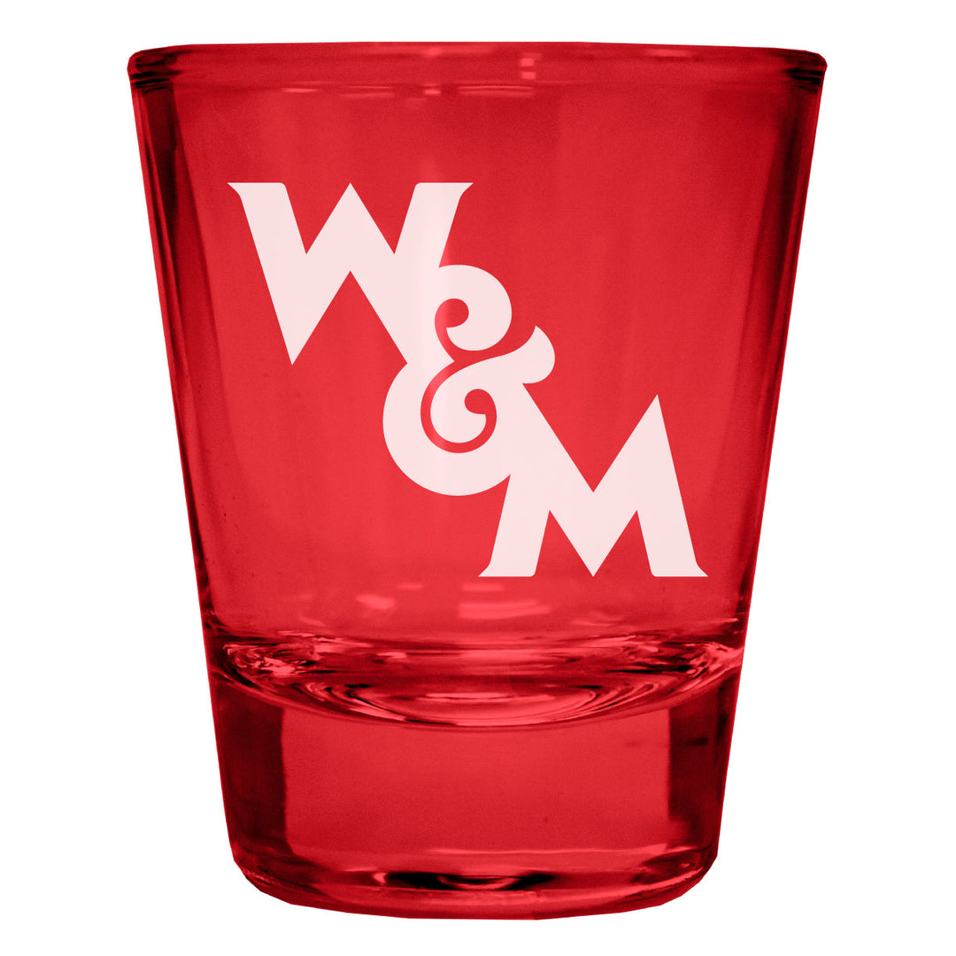 William and Mary Engraved Full Color 2oz Shot Glass Officially Licensed Collegiate Product Image 3