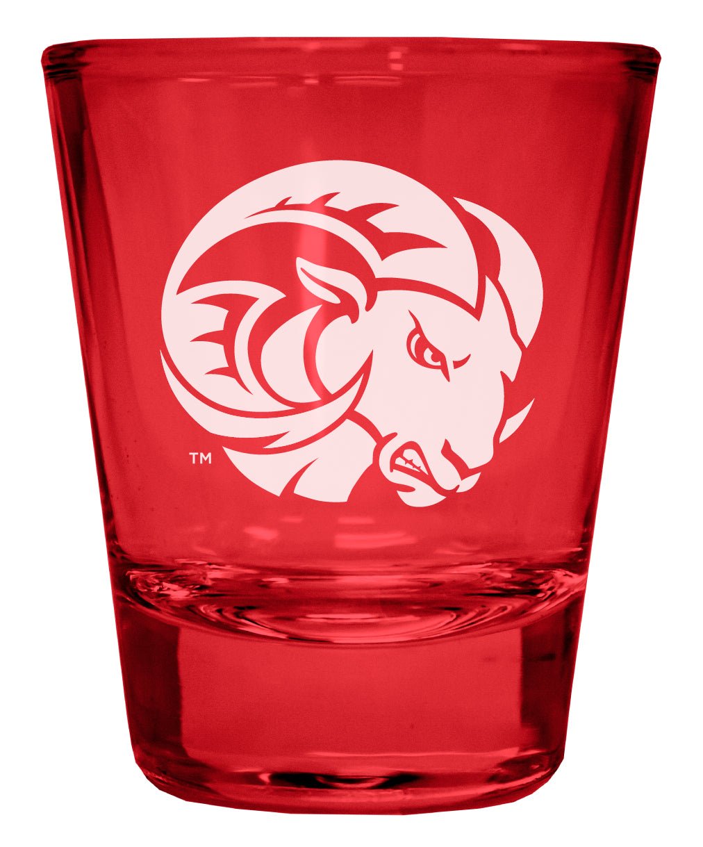 Winston-Salem State Engraved Full Color 2oz Shot Glass Officially Licensed Collegiate Product Image 1