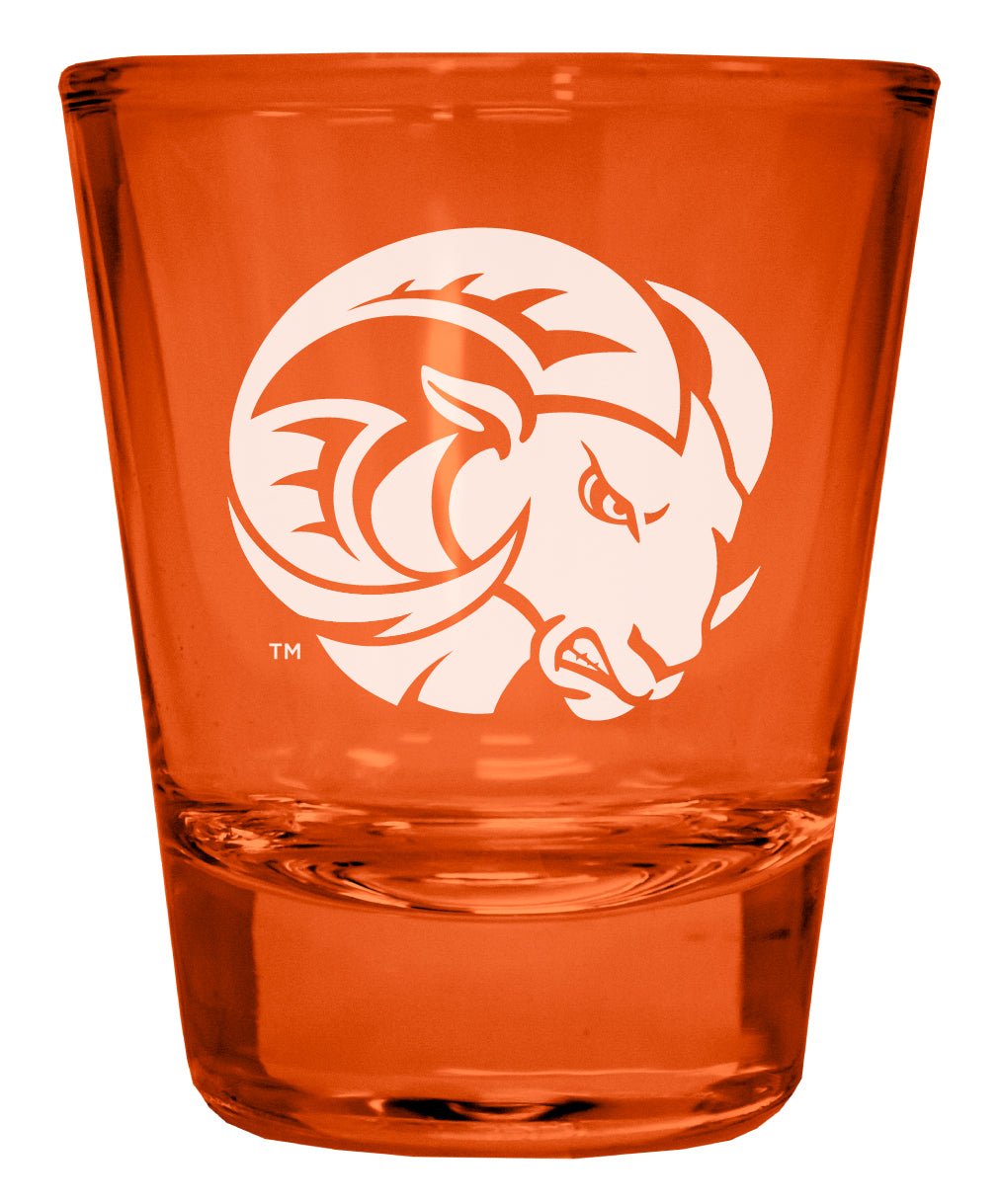 Winston-Salem State Engraved Full Color 2oz Shot Glass Officially Licensed Collegiate Product Image 3