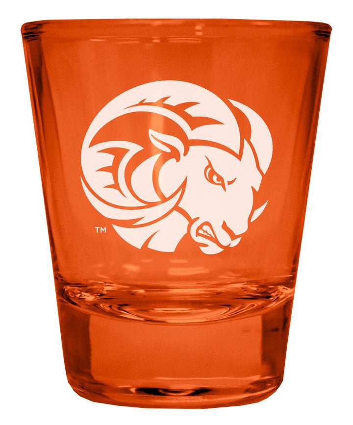 Winston-Salem State Engraved Full Color 2oz Shot Glass Officially Licensed Collegiate Product Image 1