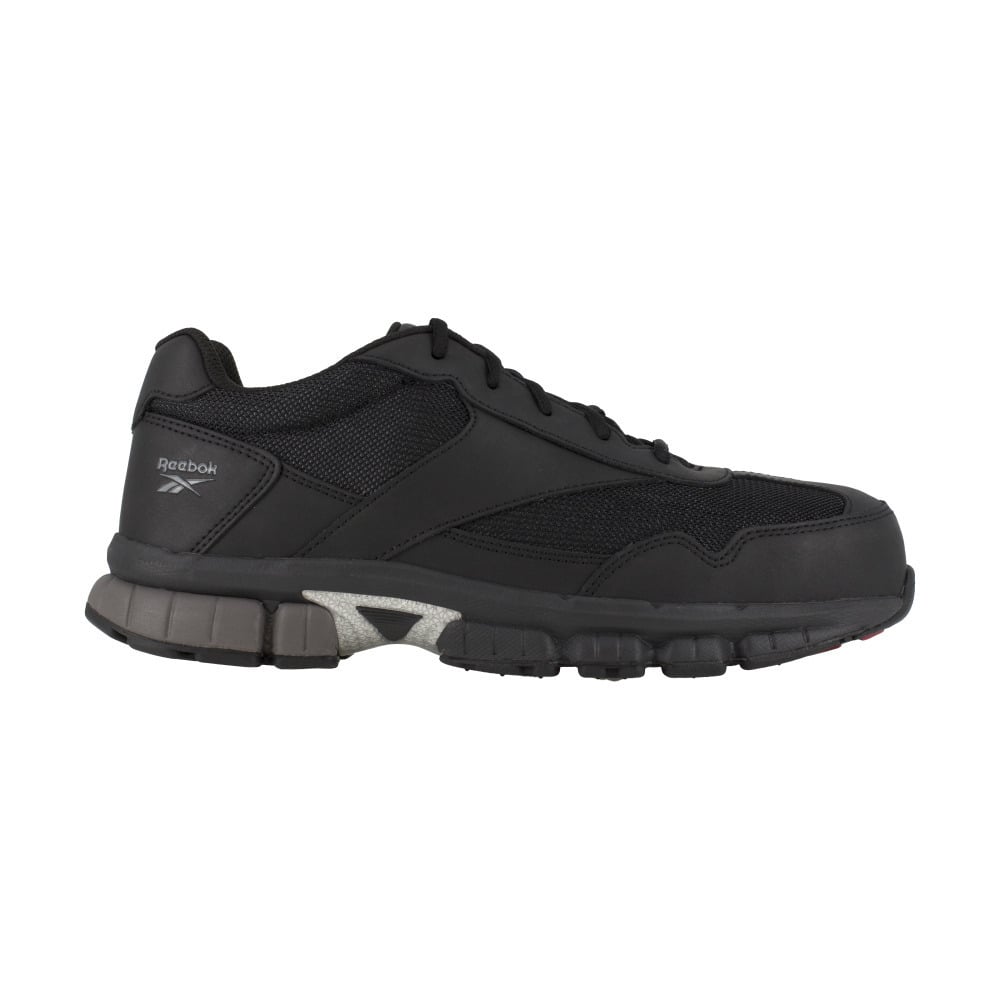 Reebok Work Mens Ketia Composite Toe Black Silver Athletic Shoe RB4895 Size 10 Image 2