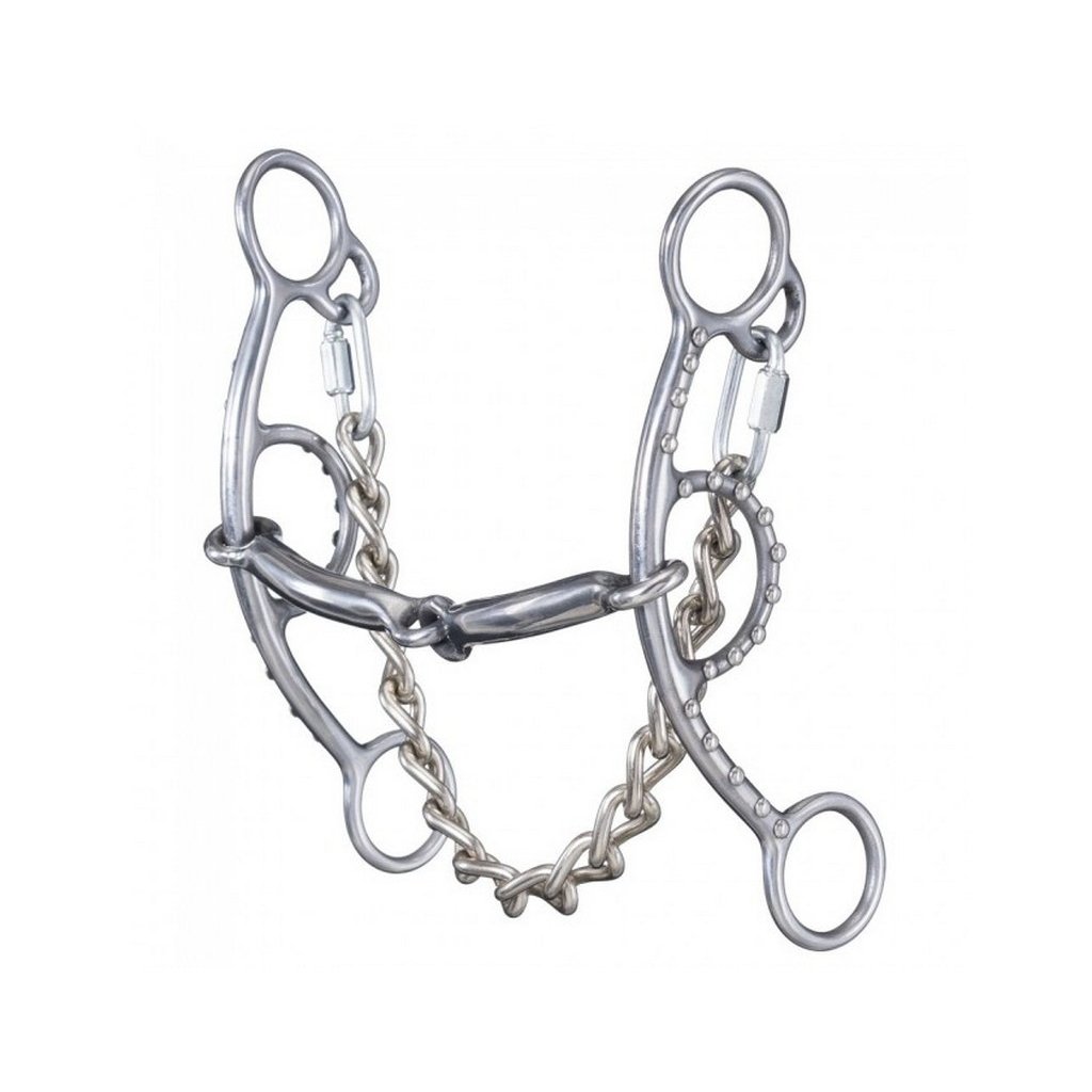 Tough 1 Bit Sweet Iron Short Shank Gag Snaffle 5" Mouth 245203 Image 1