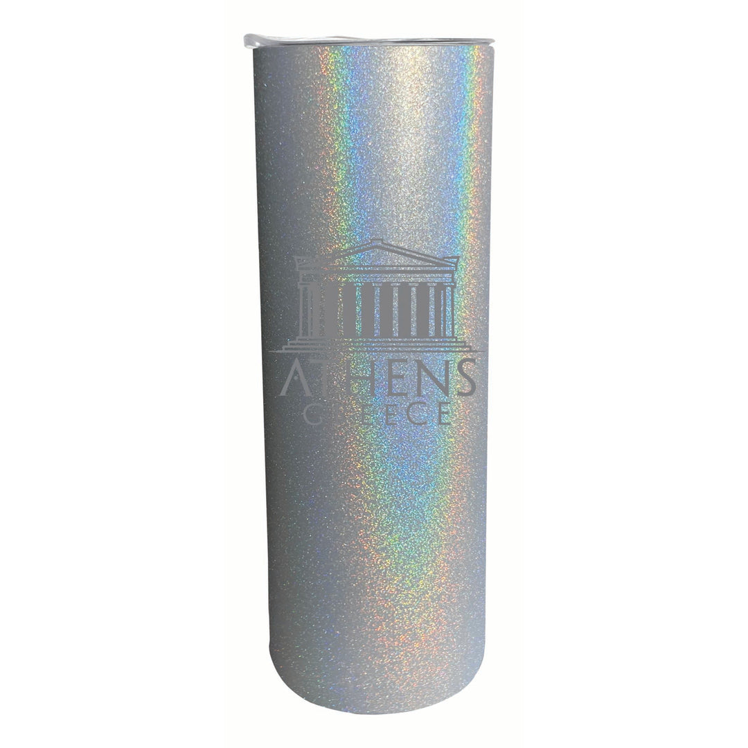 Athens Greece Souvenir 20 oz Engraved Insulated Stainless Steel Skinny Tumbler Image 3