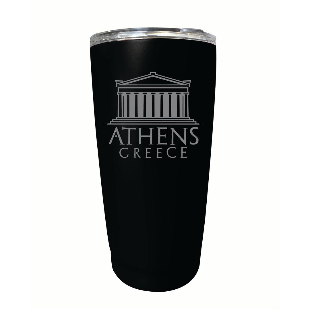 Athens Greece Souvenir 16 oz Engraved Stainless Steel Insulated Tumbler Image 10