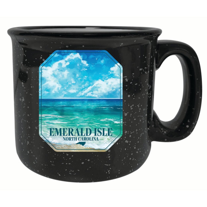 Emerald Isle North Carolina Serene Ocean Design Souvenir 16 oz Ceramic camping mug Image 6