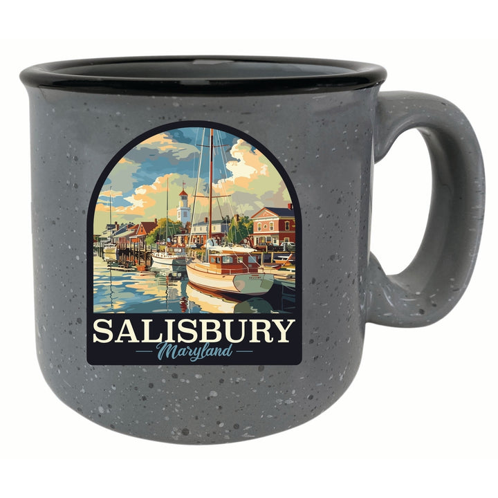 Salisbury Maryland Port of Salisbury Marina Design Souvenir 16 oz Ceramic camping mug Image 1