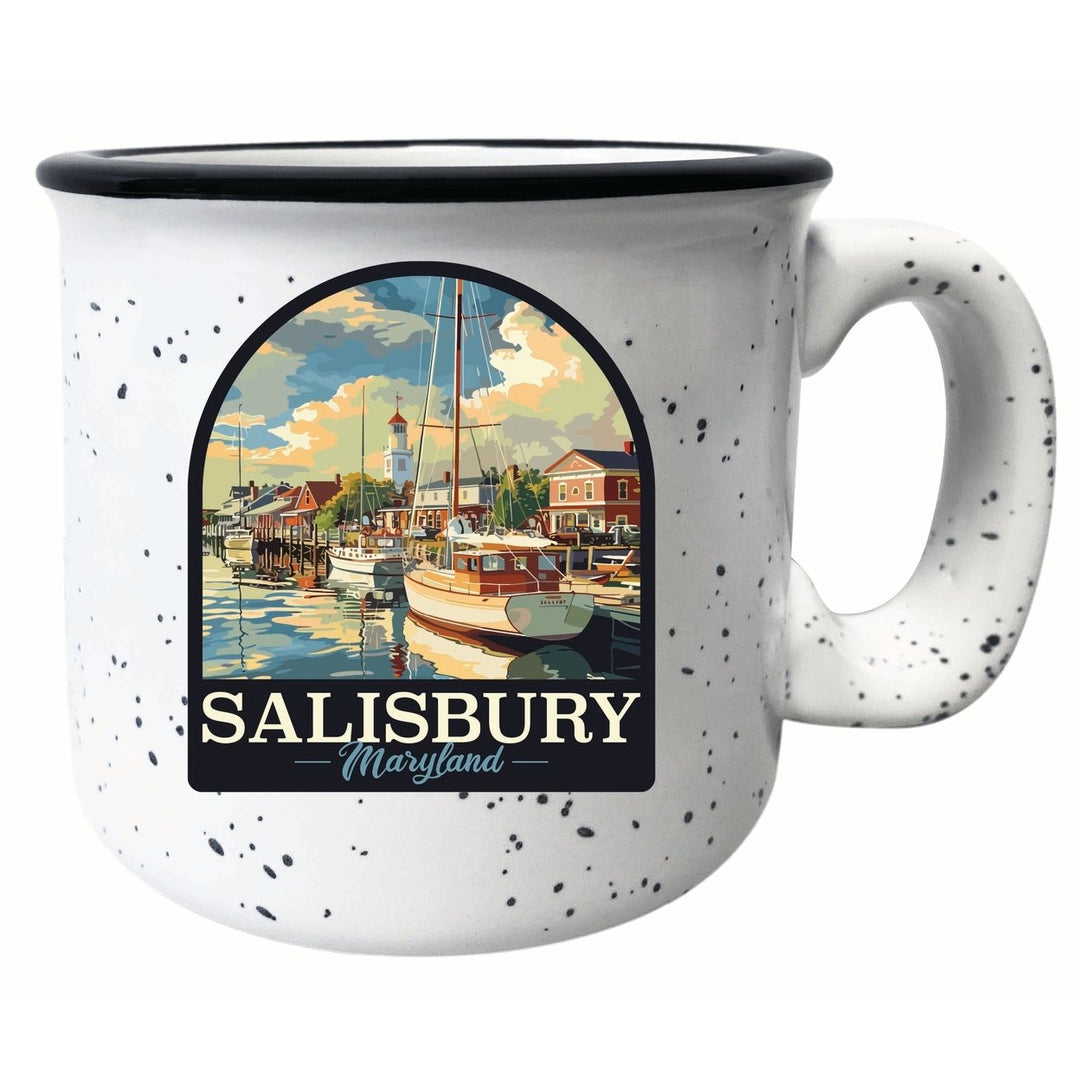 Salisbury Maryland Port of Salisbury Marina Design Souvenir 16 oz Ceramic camping mug Image 4