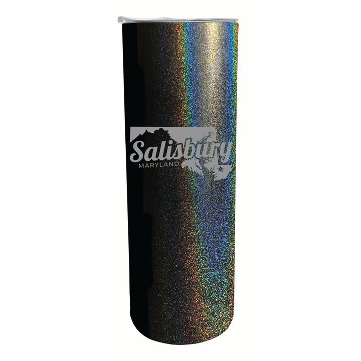 Salisbury Maryland Souvenir 20 oz Engraved Insulated Stainless Steel Skinny Tumbler Image 1