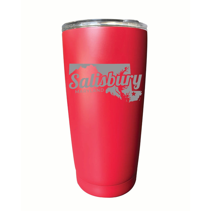 Salisbury Maryland Souvenir 16 oz Engraved Stainless Steel Insulated Tumbler Image 2