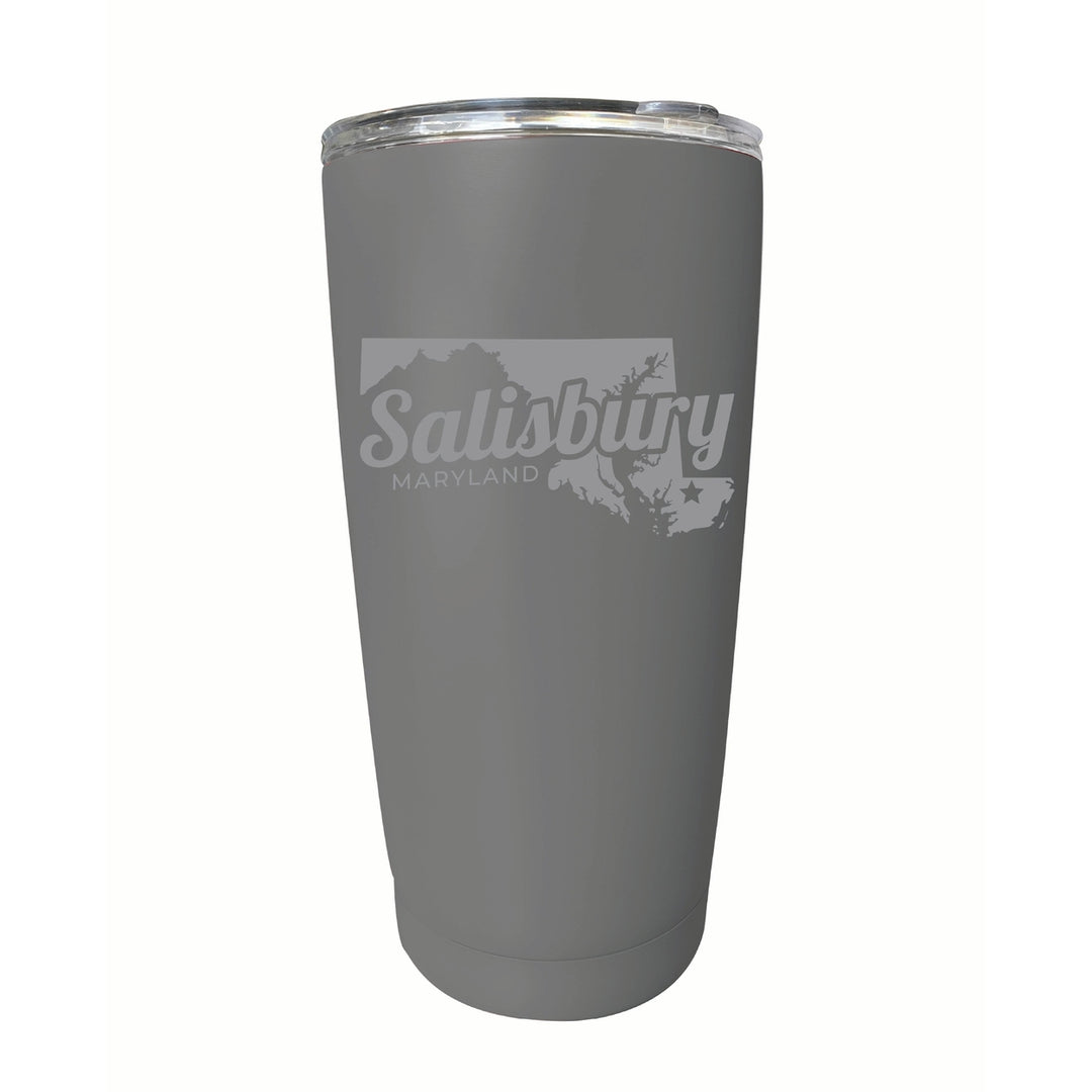 Salisbury Maryland Souvenir 16 oz Engraved Stainless Steel Insulated Tumbler Image 4