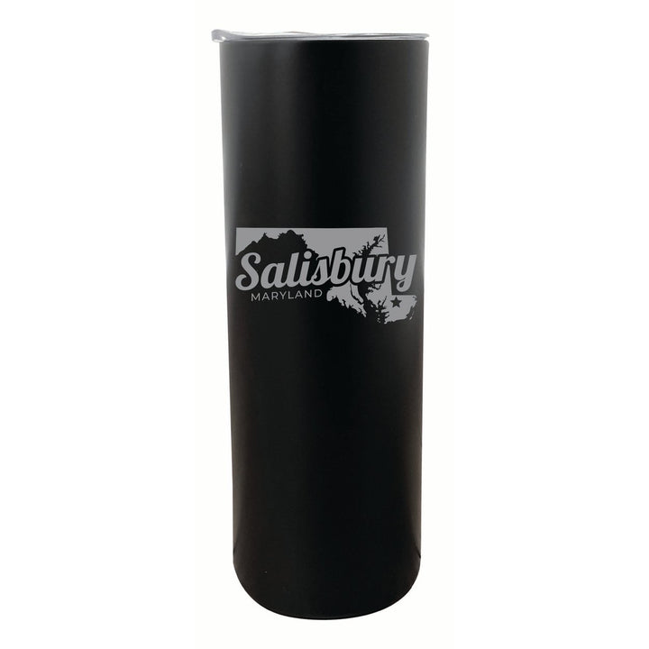 Salisbury Maryland Souvenir 20 oz Engraved Insulated Stainless Steel Skinny Tumbler Image 6