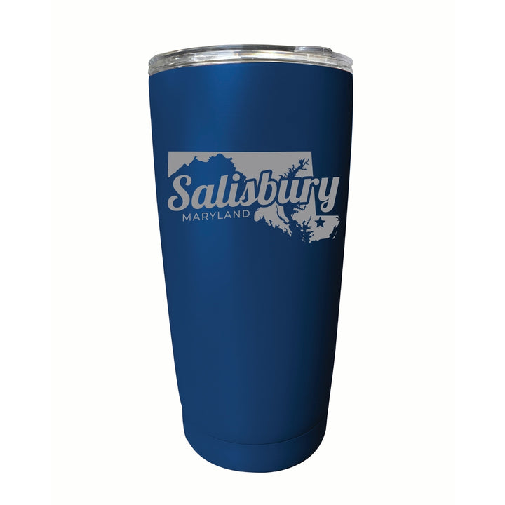 Salisbury Maryland Souvenir 16 oz Engraved Stainless Steel Insulated Tumbler Image 4