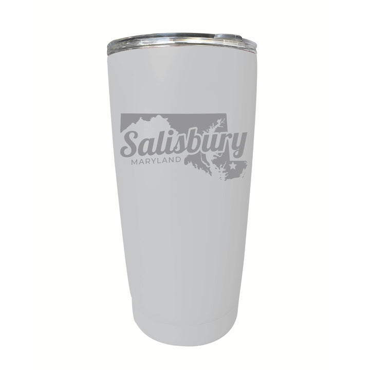 Salisbury Maryland Souvenir 16 oz Engraved Stainless Steel Insulated Tumbler Image 7