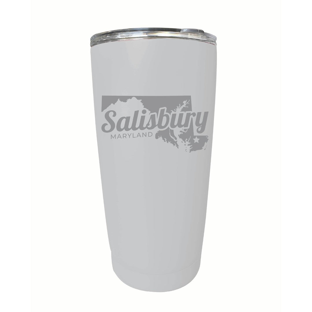 Salisbury Maryland Souvenir 16 oz Engraved Stainless Steel Insulated Tumbler Image 1