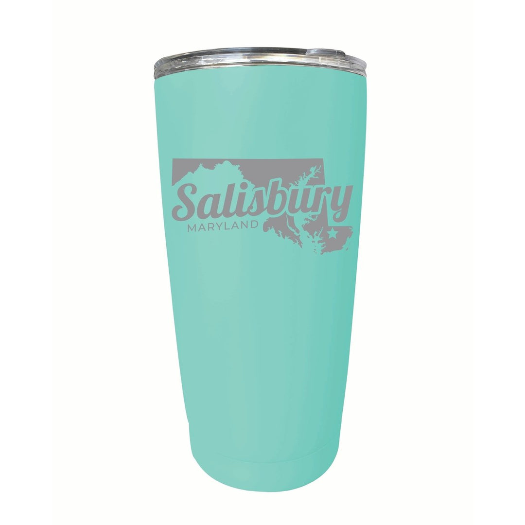 Salisbury Maryland Souvenir 16 oz Engraved Stainless Steel Insulated Tumbler Image 8