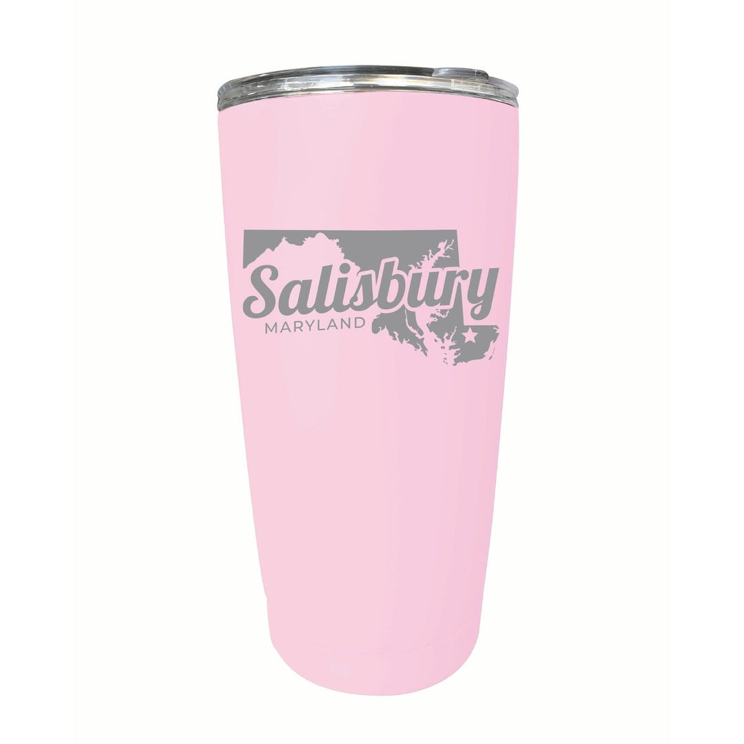 Salisbury Maryland Souvenir 16 oz Engraved Stainless Steel Insulated Tumbler Image 10