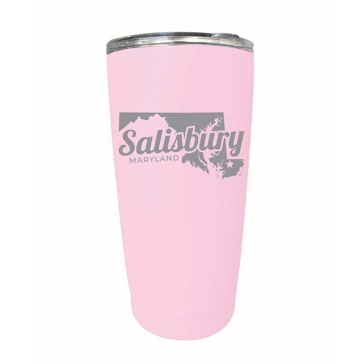 Salisbury Maryland Souvenir 16 oz Engraved Stainless Steel Insulated Tumbler Image 1