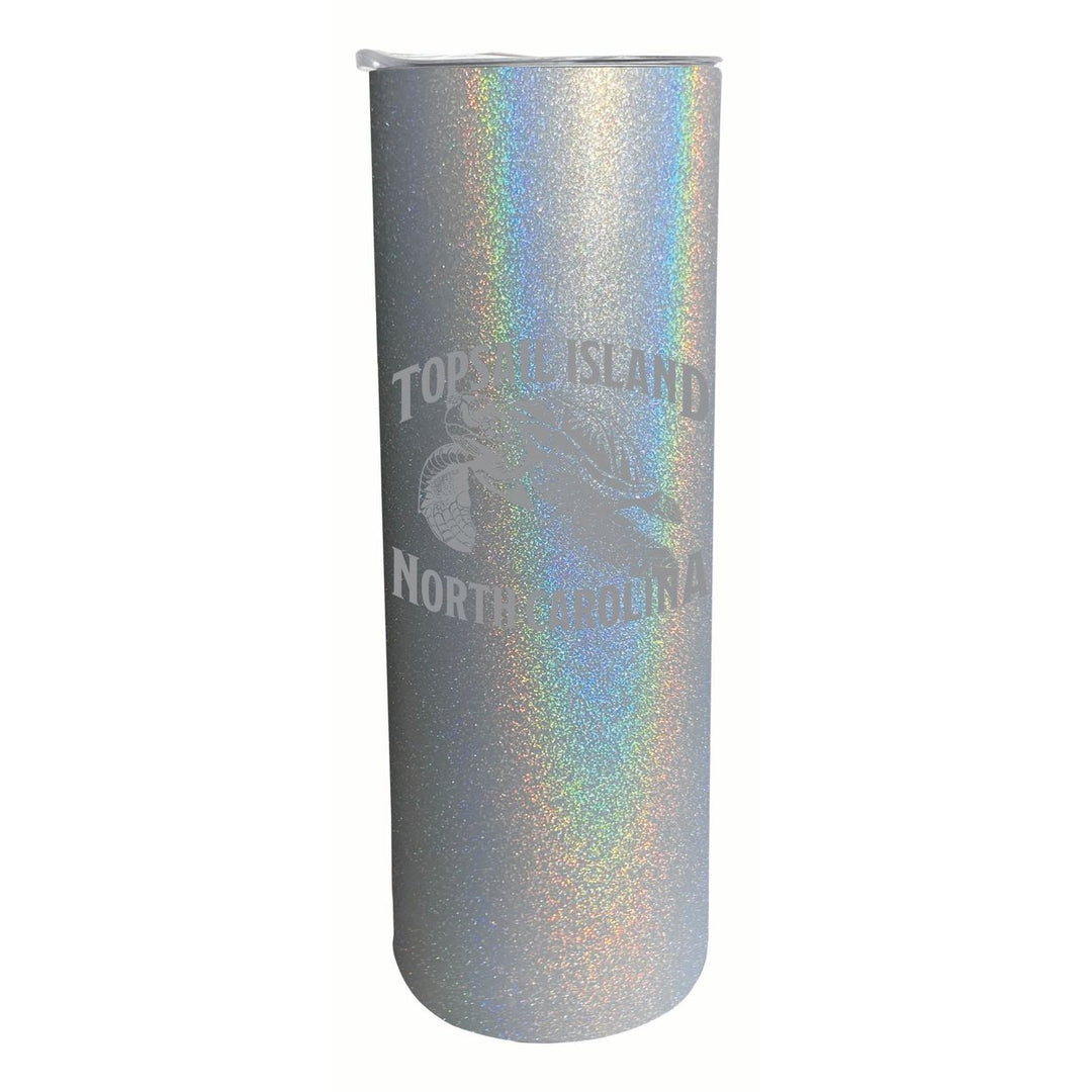 Topsail Island North Carolina Souvenir 20 oz Engraved Insulated Stainless Steel Skinny Tumbler Image 6