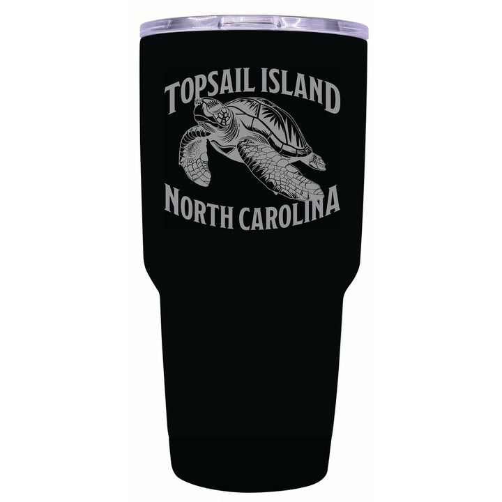 Topsail Island North Carolina Souvenir 24 oz Engraved Insulated Stainless Steel Tumbler Image 4