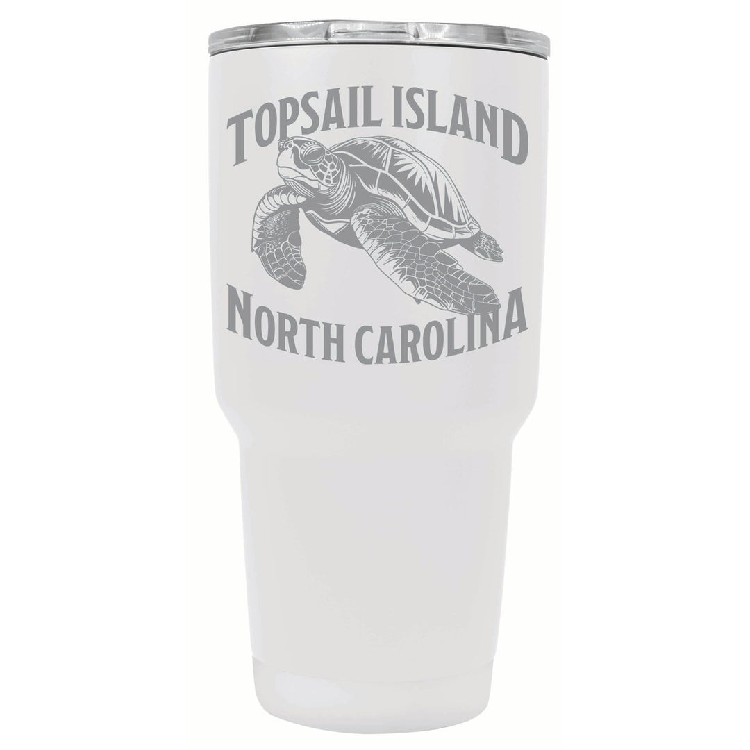 Topsail Island North Carolina Souvenir 24 oz Engraved Insulated Stainless Steel Tumbler Image 8